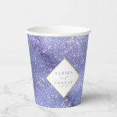 Wedding Waterverf Names Peri ID954 Papieren Bekers (Voorkant)