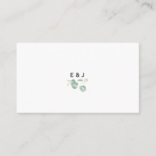 Wedding Website RSVP QR Code Enclosure Card Informatiekaartje (Achterkant)