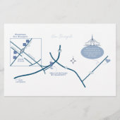 Wedding Weekend Welcome Map CUSTOM FOR CHRISTINE (Achterkant)