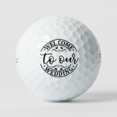  Wedding Welcome   Golfballen (Voorkant)