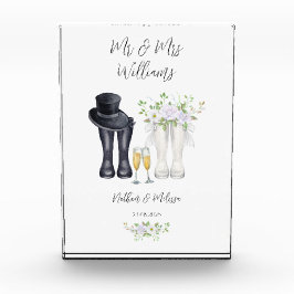 Wedding Welly Boots Fotoblokken