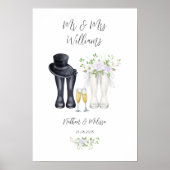 Wedding Welly Boots Poster (Voorkant)