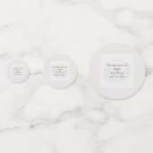 Wedding Whimsy Dolphins Tafel Confetti (Voorkanten)