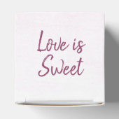 Wedding White Ribbon Heart Bedankdoosjes (Bovenkant)