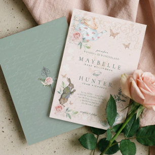 Wedding Wonderland Alice in Wonderland Kaart