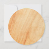 Wedding Wood Cut Unique Custom Invitation (Dos)