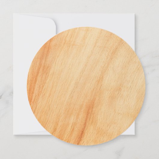 Wedding Wood Cut Unique Custom Invitation (Dos)