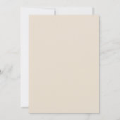 Wedding Worth the Wait Script Brown Cream Save The Date (Achterkant)