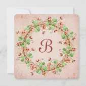 Wedding Wreath Vow Renewal Kaart (Voorkant)