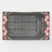 Wedding Zitting Chart Banner (Horizontaal)