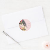 WeddingCakeSticker-aanpassen Ronde Sticker (Envelop)