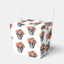WeddingFavour Box Skull Art tot de dood ons deelne Bedankdoosjes