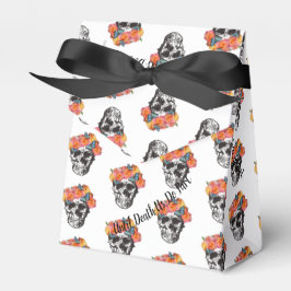 WeddingFavour Box Skull Art tot de dood ons deelne Bedankdoosjes