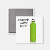 Wederbruikbare waterfleskoelkast Magnet Magneet (Voorkant / Achterkant)