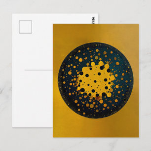 Wedergeboorte – Abstracte Cirkel Van Opkomst Briefkaart
