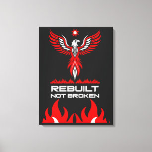 Wedergeboorte en Kracht Phoenix Canvas Afdruk