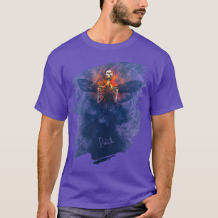 Wedergeboorte. Skelet met vleugels opstijgend T-sh T-shirt