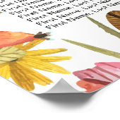 Wedernajaar van de herfst van de bruiloft poster (Hoek)