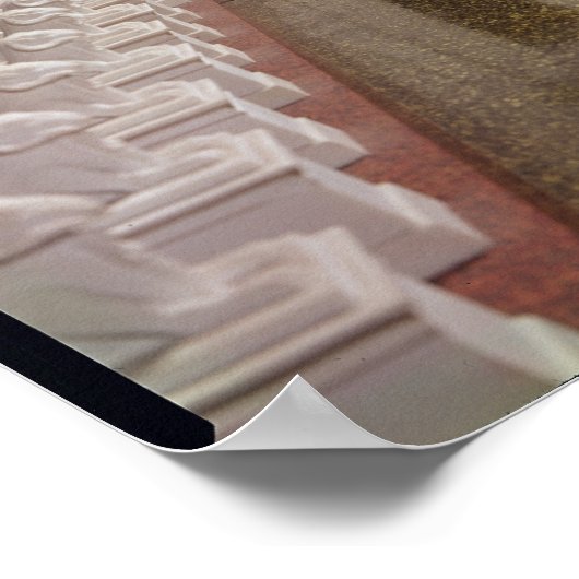 Wederopbouw van de Grote Mempel van Amon Poster (Hoek)