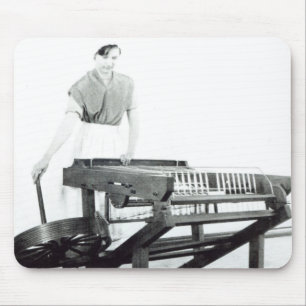 Wederopbouw van Hargreaves's 'Spinning Jenny' Muismat