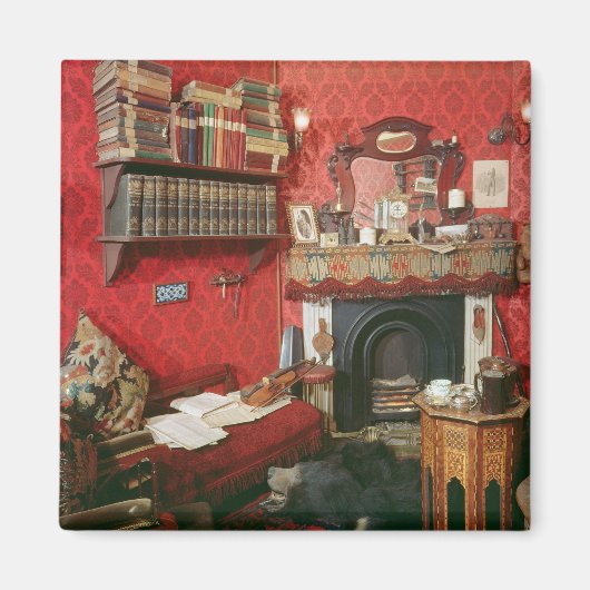 Wederopbouw van Sherlock Holmes's Room Magneet (Voorkant)
