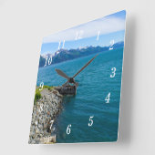 Wederopstanding Bay Wandklok Vierkante Klok (Hoek)