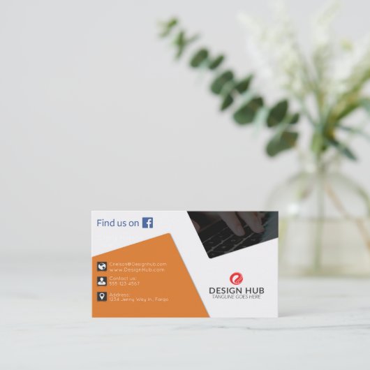 Wederverkoper die Wholesaler Hustle Professional g Visitekaartje (Staand voorkant)