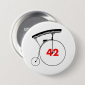 Wederzijdse 42 ronde button 7,6 cm (Voorkant /achterkant)