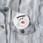 Wederzijdse 42 ronde button 7,6 cm (In situ)