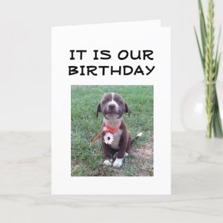 "WEDERZIJDSE BIRTHDAY" KAART