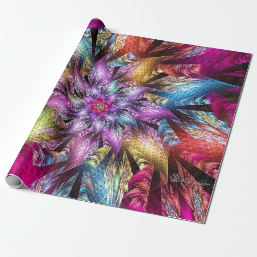 Wedge Julia Spiral Cadeaupapier (Uitgerold)