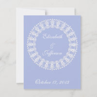 Wedgewood Blue 1 Mariage Cartes RSVP