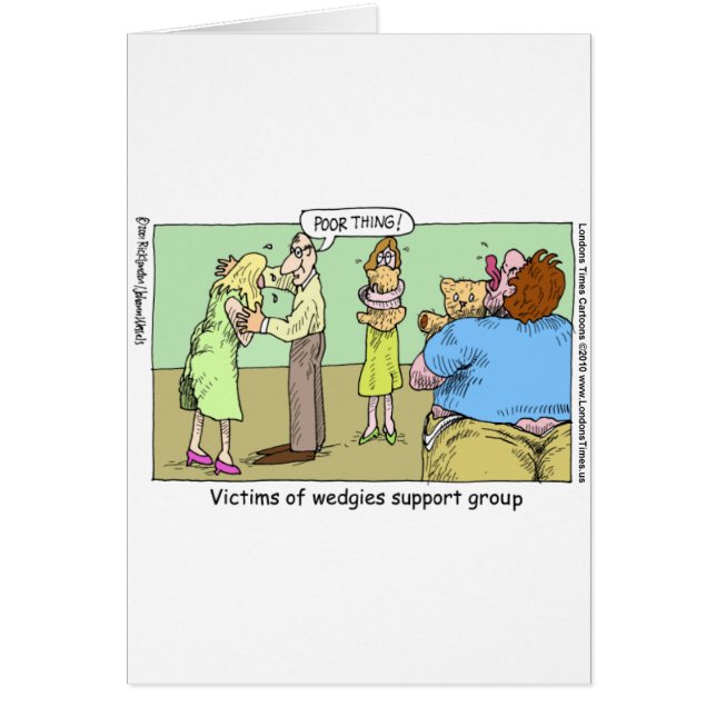 Wedgie Support Group Funny Mugs Tee - shirts & cad (Devant)