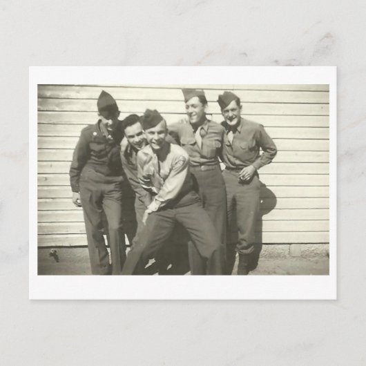 WEDGIE! Vintage Foto Briefkaarten 1940 (Voorkant)