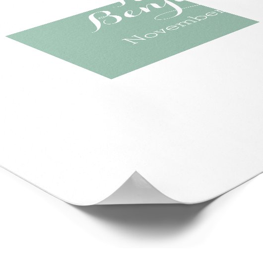 Wedijverstaarvis met aangepaste bruidbruidegom en  poster (Hoek)