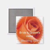 WEDING-FAVOR MAGNET MAGNEET (Voorkant / Achterkant)