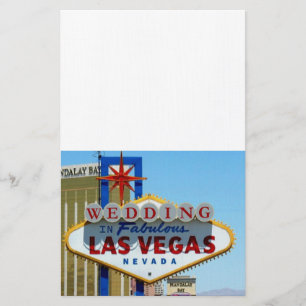WEDING in Fabulous Las Vegas Stationery Briefpapier