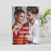 WEDING INVITATION KAART (Staand voorkant)