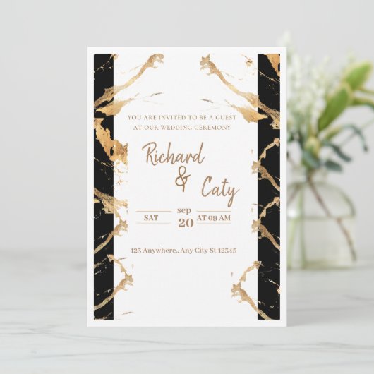 Weding Kaart (Staand voorkant)