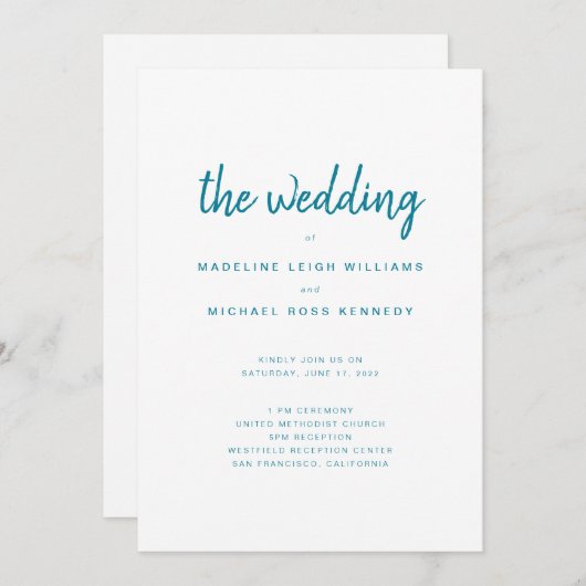 WEDINGSDAG (Voorkant / Achterkant)