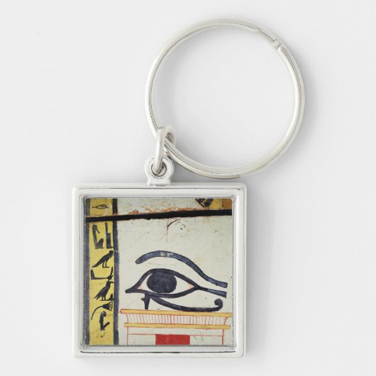 Wedjat Eye, detail van de sarcofaag van t Sleutelhanger (Voorkant)