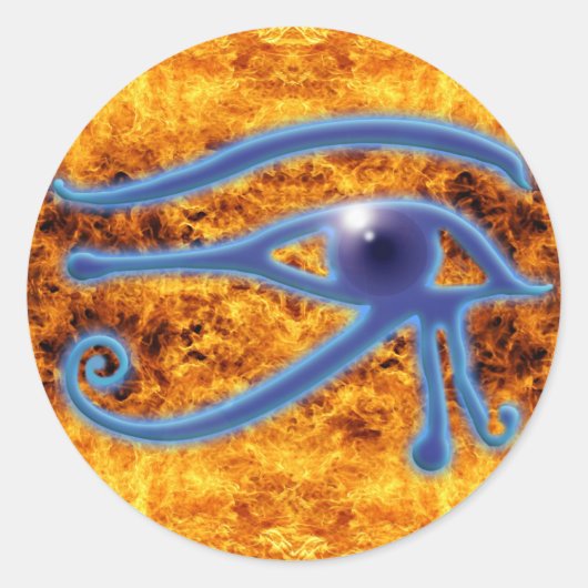 Wedjet Eye of Horus & Fire Stickers (Voorkant)