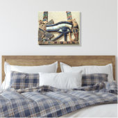 Wedjet eye-test canvas afdruk (Insitu (Slaapkamer))