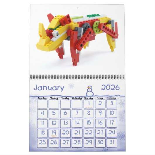 wedobots Calendrier 2017 (Jan 2026)