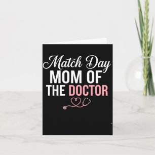 Wedstrijd dag moeder van de dokter assistentschap kaart