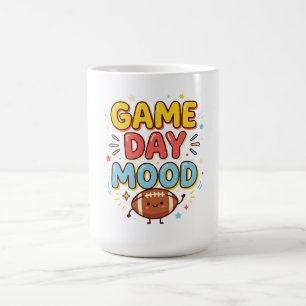Wedstrijd Dag Stemming Grappige Voetbal Fan Koffiemok