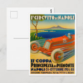  wedstrijd Napels 1934 Briefkaart (Voorkant / Achterkant)