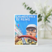  wedstrijd Reims 1962 Briefkaart (Staand voorkant)