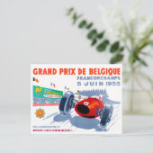  wedstrijd Spa 1955 Briefkaart (Staand voorkant)