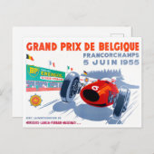  wedstrijd Spa 1955 Briefkaart (Voorkant / Achterkant)